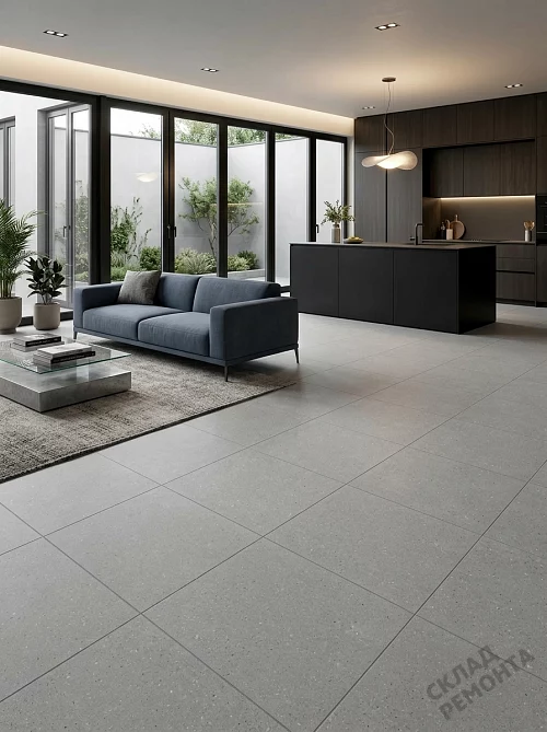Фото Керамогранит матовый Gracia Ceramica Тренд серый 400*400*7 – купить в Ханты-Мансийске: цена, описание, фото. Интернет-магазин 1