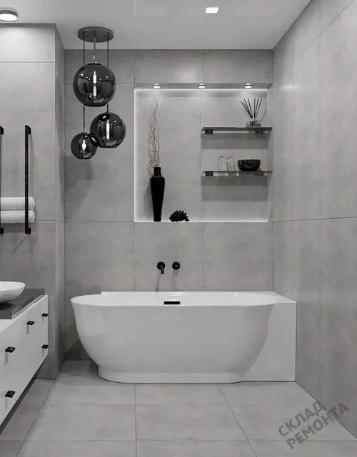 Фото Керамогранит матовый Steppe Ceramics Silent Grey серый 600*600*9,5 – купить в Ханты-Мансийске: цена, описание, фото. Интернет-магазин 4