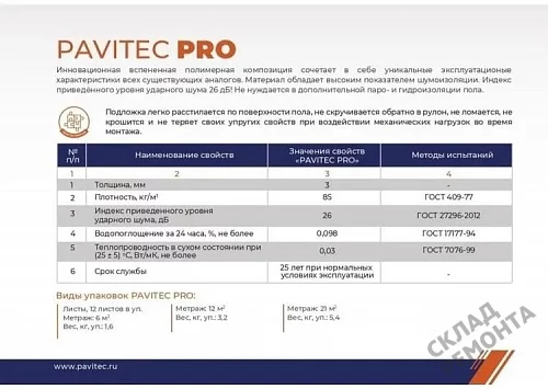 Фото Подложка рулонная Pavitec Pro 3 мм под ламинат и паркет оранжевая – купить в Ханты-Мансийске: цена, описание, фото. Интернет-магазин 4