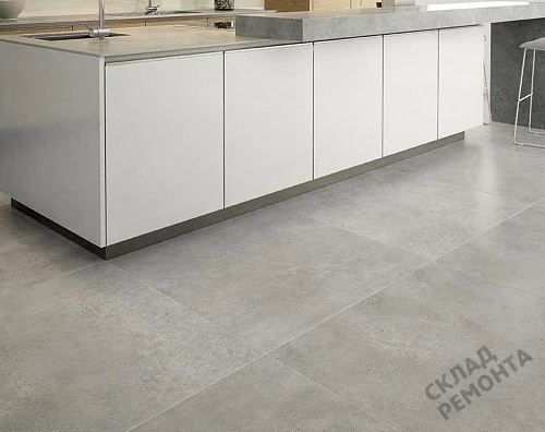 Фото Керамогранит матовый Steppe Ceramics Concrete Grey серый 600*600*9 – купить в Ханты-Мансийске: цена, описание, фото. Интернет-магазин 3