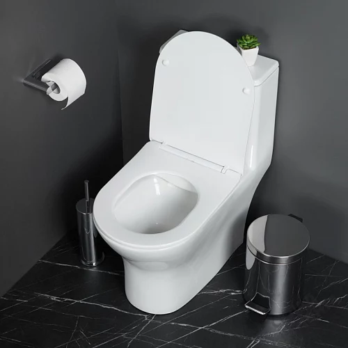 Фото Унитаз моноблок BelBagno Lounge BB8618CPR-MN/SC безободковый купить в Ханты-Мансийске: цена, описание, фото. Интернет-магазин 2