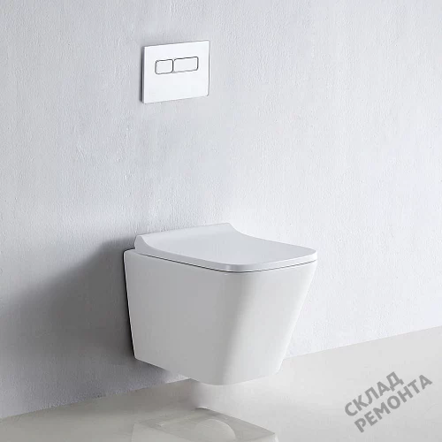 Фото Унитаз подвесной Calypso CS52UQ-TK ультратихий смыв купить в Ханты-Мансийске: цена, описание, фото. Интернет-магазин 3