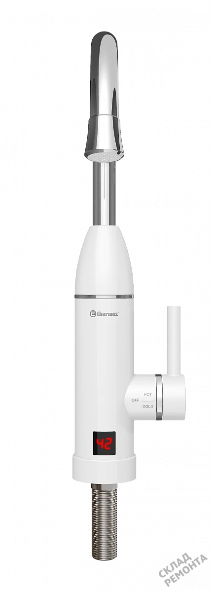 Фото Водонагреватель проточный Thermex Hotty 3000, 3 кВт – купить в Ханты-Мансийске: цена, описание, фото. Интернет-магазин 4