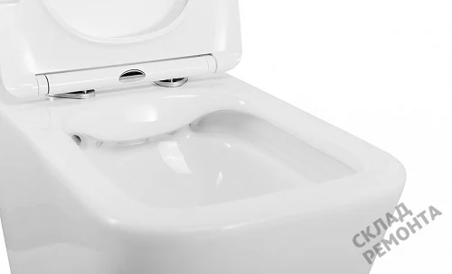 Фото Унитаз подвесной BelBagno Due 2.0 BB7107CHR/SC безободковый купить в Ханты-Мансийске: цена, описание, фото. Интернет-магазин 5