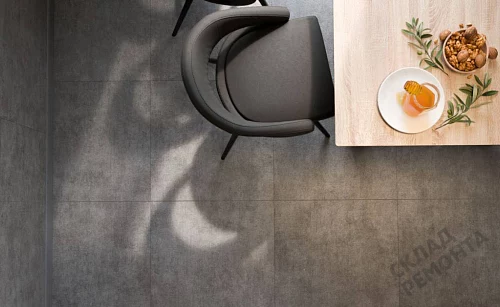 Фото Керамогранит матовый Steppe Ceramics Urban Grey серый 600*600*9 – купить в Ханты-Мансийске: цена, описание, фото. Интернет-магазин 2