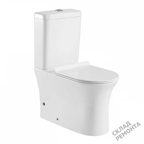 Фото Унитаз напольный Aquanet Roll-C 210764 безободковый купить в Ханты-Мансийске: цена, описание, фото. Интернет-магазин 1