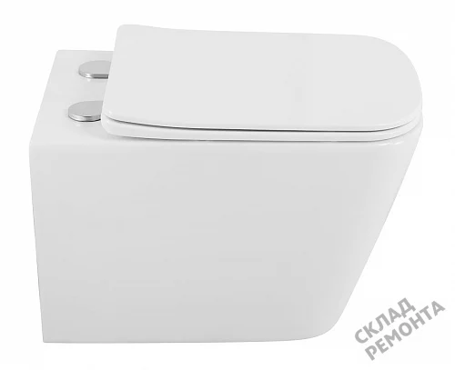 Фото Унитаз подвесной BelBagno Due 2.0 BB7107CHR/SC безободковый купить в Ханты-Мансийске: цена, описание, фото. Интернет-магазин 3