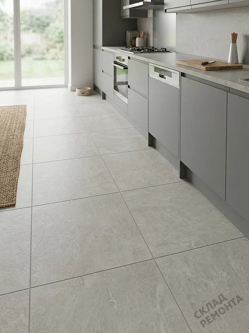 Фото Керамогранит матовый Alma Ceramica Юнион GFU6060UNN70R серый 600*600*9 – купить в Ханты-Мансийске: цена, описание, фото. Интернет-магазин 1