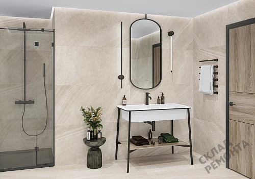 Фото Керамогранит матовый Alma Ceramica Олса GFU60120OLS40R бежевый 1200*600*8,5 – купить в Ханты-Мансийске: цена, описание, фото. Интернет-магазин 2