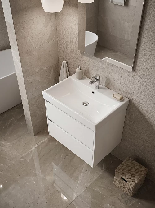 Фото Раковина на тумбу Roca One ZRU9307561, 60 см купить в Ханты-Мансийске: цена, описание, фото. Интернет-магазин 1